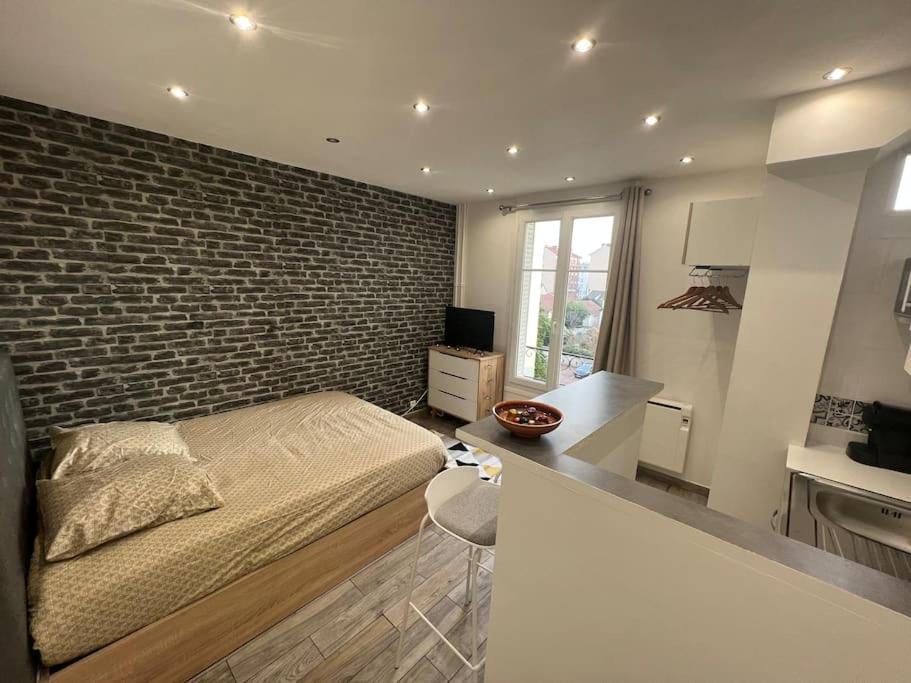 Quiet & Bright Studio 15Min Away From Paris بوندي المظهر الخارجي الصورة